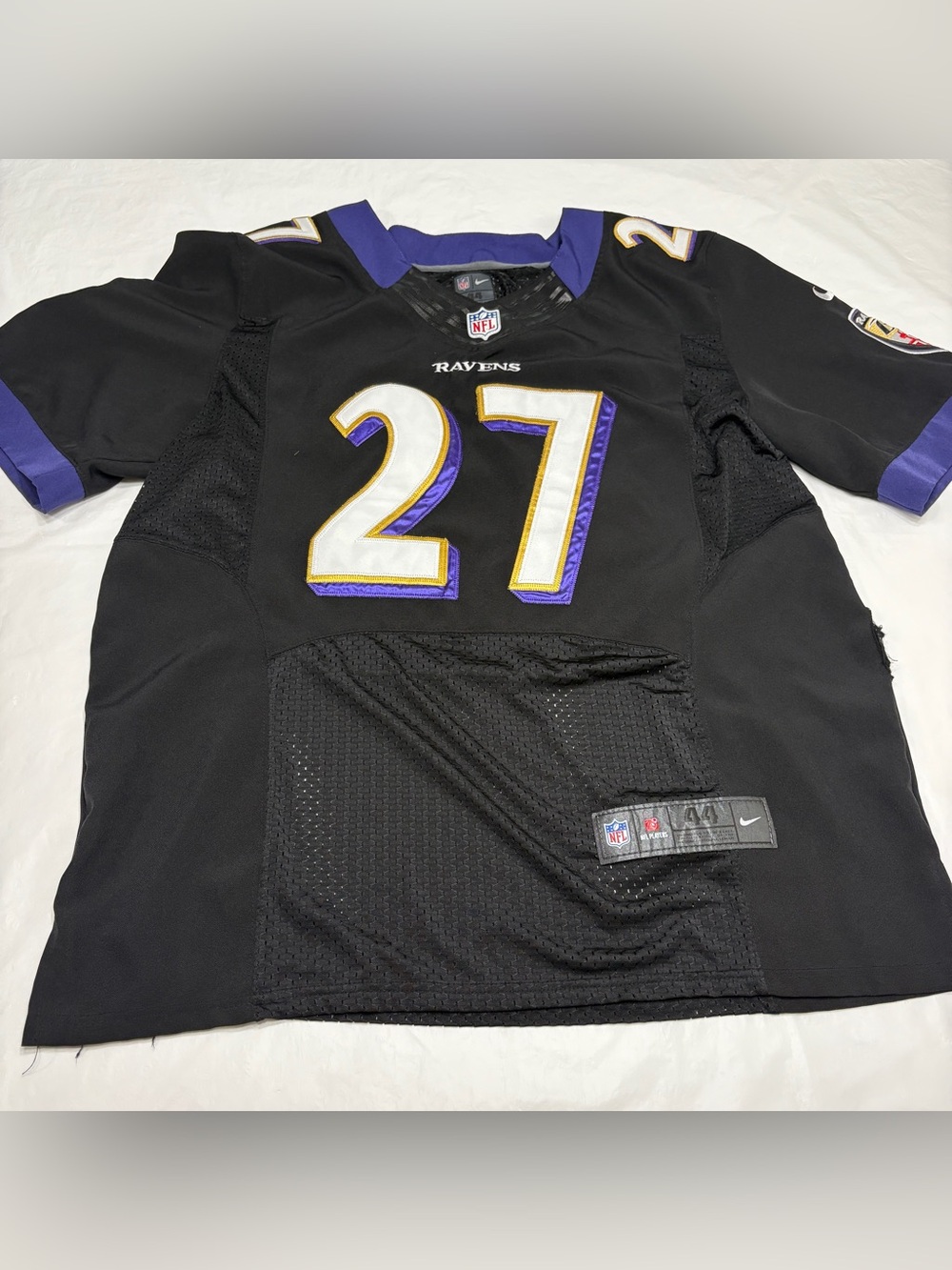 Nike NFL Baltimore Ravens Ray Rice #27 On Field Jersey Men’s 44 Large